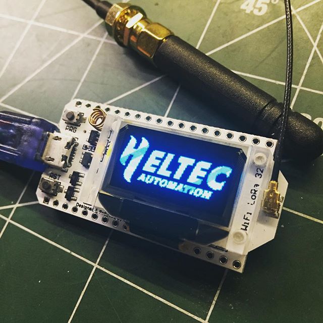 New Esp32 board. #heltec #lora #esp32 #arduino #oled #antenna #868mhz #hamradio #sa6bwx