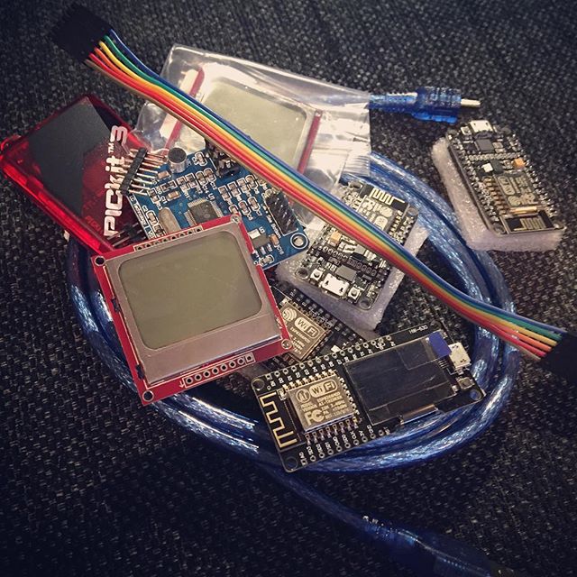 More Aliex mailbag #esp8266 #nokia5110 #pickit #nodemcu #ws1053 #sa6bwx #mailbag #electronics