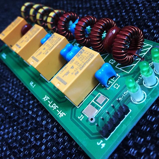 Low Pass Filter  #hf #lpf #shortwave #kit #solder #electronics #ebay #sa6bwx #hamradio #hamradiouk #pcbdesign