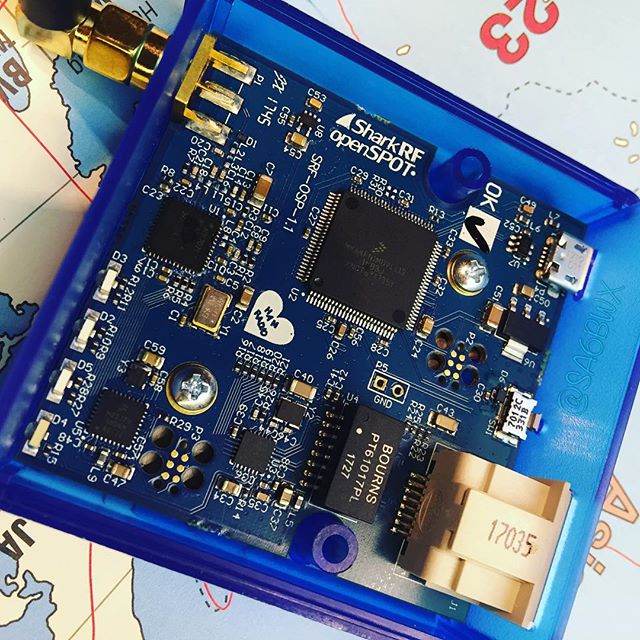 Great little device #sharkrf #openspot #dmr #dstar #c4fm #brandmeister #sa6bwx #hamradio #hamradiouk #amateuradio #electronics #pcbdesign