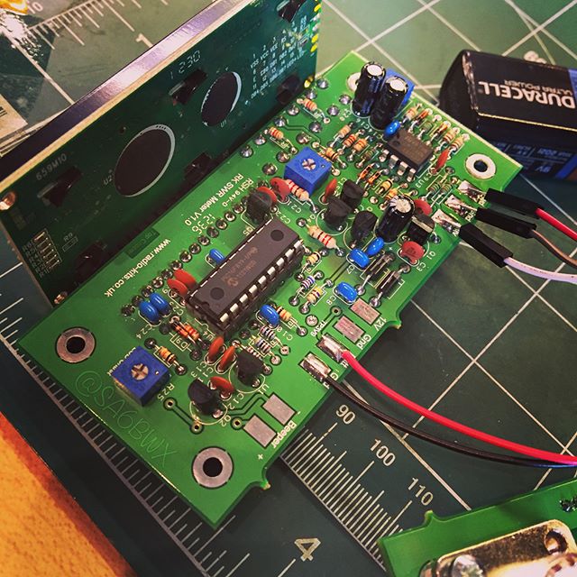 New kit build. Swr/Power meter  #hf #shortwave #qrp #radiokits #meter #electronics  #kitbuild #pcb #pcbdesign #sa6bwx #hamradio #hamradiouk