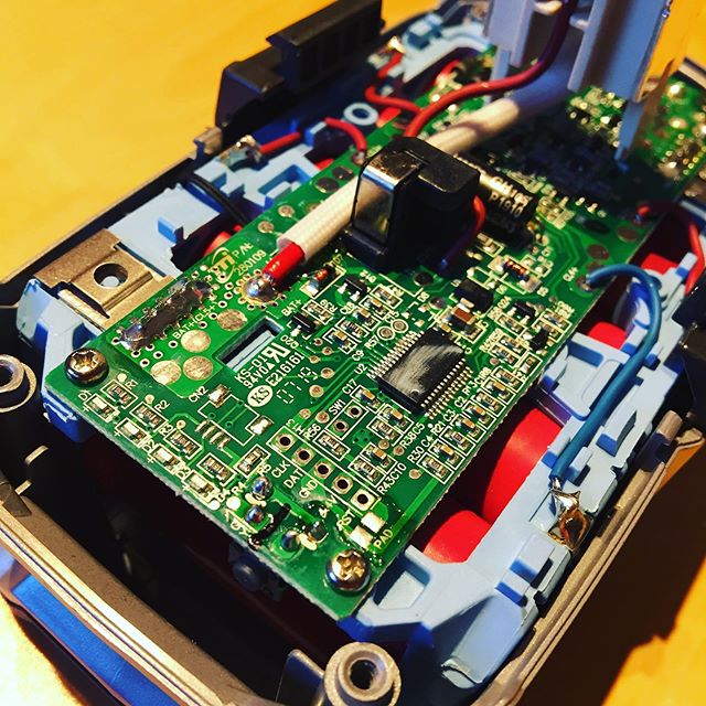 18V Battery management system #portable #power #qrp #outdoors #ft817 #mchf #ryobi #hamradio #hamradiouk #amateurradio #sa6bwx